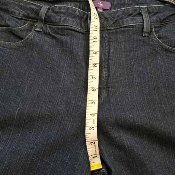 Nydj Not Your Daughter's Jeans Dark Wash HIgh Rise Bootcut Jeans Plus Size 20W - Picture 6 of 11